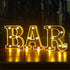 Samapet 6.3 Inch Light up Letters K LED Light Up Marquee Letters, Sign Letter 26 Alphabet with Lights for Wedding Engagement Birthday Party Table Decoration Bar Christmas Night Home Decoration (K)