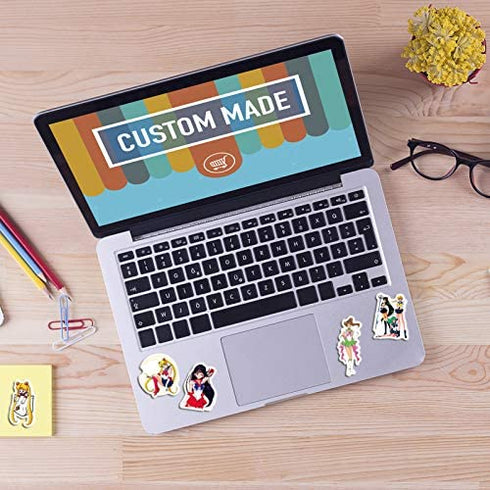 101Pc Cute Girl Vinyl Stickers Decals, Waterproof Stickers for Laptop Water Bottle Bike Skateboard Luggage Computer Hydro Flask Toy Snowboard. Gifts for Kids Girls Teens