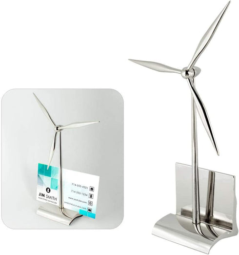 Design Gifts Wind Turbine Card Holder