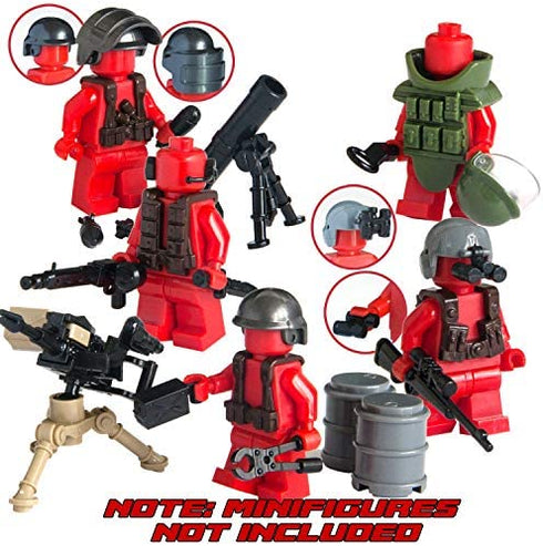 Trendyz Ultimate Military Army Outpost Weapon Pack Toy for Custom Bricks Minifigures