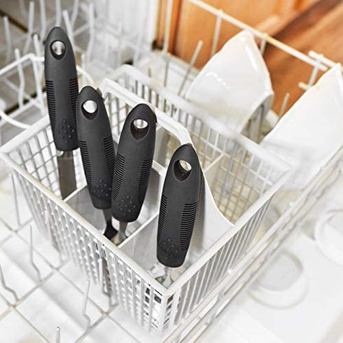 Celley Adaptive Utensils for Elderly, Arthritis, Parkinsons and Handicapped, Non-Weighted, 4 Pcs Set