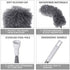 Webster Cobweb Duster, Feather Duster for Home, Extendable Dusters for Cleaning High Ceiling Fans, Hand Wall Duster, Long and Washable Dust Brush