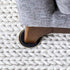 Duck Brand 284857 Plastic Carpet Furniture Sliders, 3.5 inch Width, Round, 4 Pack
