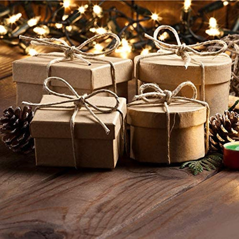 Twine String 2mm 328ft Twine Rope for Crafts Burlap String Natural Jute Twine String Thin Rope for DIY Arts Crafts,Gift Wrapping, Industrial Packing, Gardening, Bundling, Decorating (Brown)