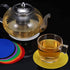 Chuangdi 8 Pieces Rubber Jar Gripper Pads Round Kitchen Coasters Multi-Purpose Bottle Lid Openers, Multicoloured