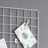 GBYAN Wall Grid 2 Pack Wire Photo Grid Panels Black Memo Board Wall Organizer (White)
