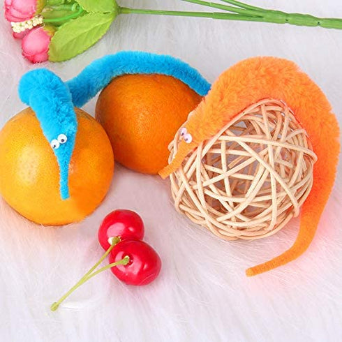 ONESING 19 Pcs Magic Worms Toys Wiggly Worms On String Twisty Fuzzy Worm Toys for Carnival Kid Party Favors Xmas Gifts