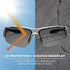 Ergodyne Skullerz Dagr Polarized Safety Sunglasses- Matte Gray Frame, Smoke Lens