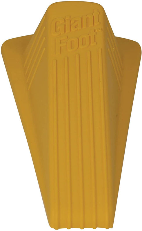 Giant Foot Door Stop, Heavy Duty No Slip, Doors Up to 2" Clearance, Yellow