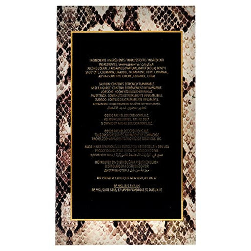 RACHEL ZOE Fearless Eau de Parfum Spray, Perfectly Balanced Feminine Perfume for Women, Awaken the Senses with a Lasting Signature Designer Scent