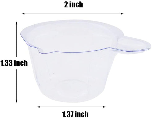 Jyongmer 200 Pack Urine Cups, Disposable Plastic Urine Collection Cups, 40ml Specimen Container for Pregnancy Confirm/Ovulation Test/pH Test Etc