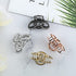 Small Hair Clips Metal Hair Claw Clips for Women Girls, 2 Inch Medium Claw Clips for Thin/Medium Thick Hair, Non Slip Hair Jaw Clips Strong Hair Clamps for Fine Hair (Black, Silver, Gold, Rose Gold)