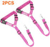 BWOGUE 2 Packs Dog Cat Safety Seat Belt Strap Car Headrest Restraint Adjustable Nylon Fabric Dog Restraints Vehicle Seatbelts Harness