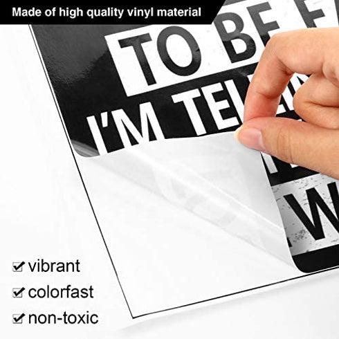 9 Pieces Inspirational Wall Decals Spiritual Motivational Wall Stickers Positive Quotes Sayings Phrases Decals for Library Home School Office Wall Art Decorations, 8 x 10 Inches