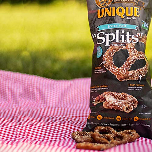 Unique Pretzel Splits Extra Salt, 11 oz