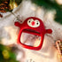Smily Mia Penguin Buddy Never Drop Silicone Baby Teething Toy for 0-6month Infants, Baby Chew Toys for Sucking Needs, Hand Pacifier for Breast Feeding Babies, Car Seat Toy for New Born,Red