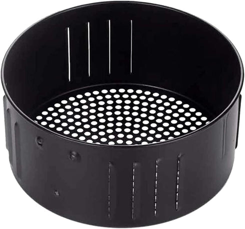 Hongwen Air Fryer Replacement Basket, Non Stick Sturdy Roasting Cooking Cast Iron Baking Tray Universal Bread Pan Air fryer Accessories for All Air Fryer Oven (3.5l with tools)