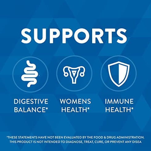 Nature’s Way Fortify Women’s 50 Billion Daily Probiotic Supplement, 10 Probiotic Strains, Digestive Health*, Immune Support*, Women’s Health*, Non-GMO, No Refrigeration Required, 30 Capsules