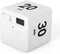 MEANLIN MEASURE White Cube Timers,15-20-30-60 Minutes Gravity Sensor Flip Timer,Kitchen Timer,Kids Timer for Time Management,Exercise Management,Studying,Cooking and Meeting