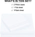 LUXSHEETS Bedding Bed Sheet Set 4 Piece Luxury Soft Breathable 100% Microfiber Polyester 1800 Series Premium Elasticized Deep Pockets, Wrinkle & Fade Resistant Bedding Set (White, Full)