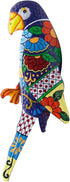 Zcaukya Wall Decor Hanging for Indoor Outdoor Home Bedroom Office Garden (Parrot Blue)