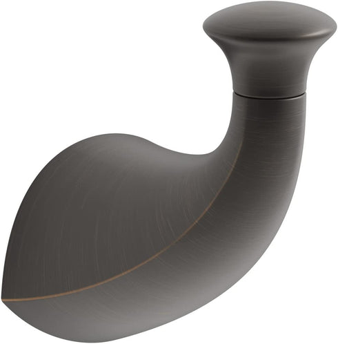 KOHLER K-37055-2BZ Alteo Robe Hook, Oil-Rubbed Bronze, 3.63 x 2.13 x 3.38 inches