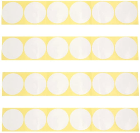SimbaLux Screw Top Round Steel Tin Cans 2 oz (60ml) with Self Adhesive White Round Stickers, 24 Pack