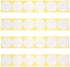 SimbaLux Screw Top Round Steel Tin Cans 2 oz (60ml) with Self Adhesive White Round Stickers, 24 Pack