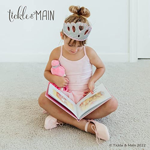 Tickle & Main, Ballerina Princess Gift Set- Includes Book, Ballerina Doll Toy, and Tiara Crown for Little Girls. Great for Birthday, Ballet Recital, Christmas, and Toddler Role Play