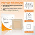 Carbou 5Pcs Silicone Foam Dressing 6" x 6" (15cmx15cm) - Square Wound Care Dressing with Border Adhesive Waterproof Central Ultra Absorbent-Foam(4.3" X 4.3")Waterproof Silicone Wound Bandage