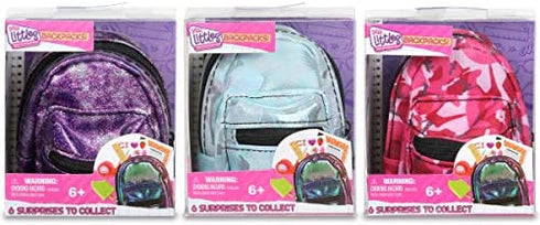 REAL LITTLES - Micro Backpack - 3 Pack with 18 Stationary Surprises Inside! - Styles May Vary