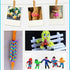 600Pcs Colorful Rubber Bands Refill + 480Pcs S Clip+ 1 Hook for Rubber Band Knitting Hook Tool Kit DIY Rubber Band Bracelet Woven S Clips Connectors Refills for DIY Bracelet Kit
