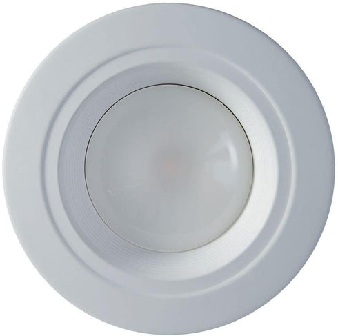 Halo RL56069S1EWHR RL56 2700K-5000K Integrated LED Recessed Ceiling Light Trim at Selectable CCT, (665 Lumens), 5 in. and 6 in, White
