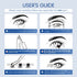 LANKIZ DIY Lash Extension Kit, 20D Faux Mink Individual Lashes,Cluster Lashes Glue,Lash Tweezers,8-14mm Mix Self-application Eyelash Extension at Home