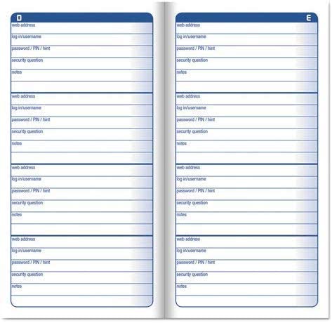 1InTheOffice Passwords Book, Password Journal, Password Organizer for Usernames, Logins and Web Addresses. Suitable for Home and Office, 3 1/4 x 6 1/4, 192 Entries, (3 Pack)