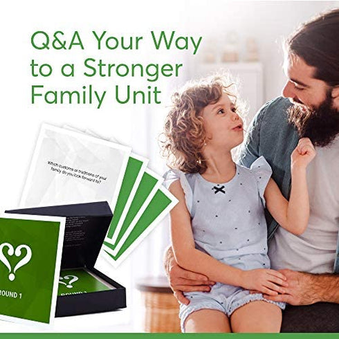 Vertellis Family Edition Conversation Card Games - Thoughtful Family Games for Parents and Children - Family Card Games for Communication Building - Icebreaker Fun Family Games