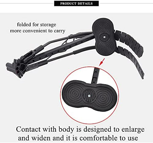 Generic Saxophone Shoulder Harness Aluminum Metal Sax Holder Comfortable Sax Neck Strap Hook for Saxophone for Horn Tenor Baritone Alto Sax Soprano Clarinet