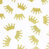 Gold Glitter Double Sided Crown Paper Confetti for Table Wedding Birthday Party Decoration,1.2 inch in Diameter(100pcs)