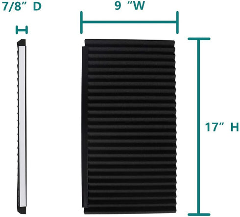 Daisypower Window Air Conditioner Foam Insulating Panels Kits, AC Units Insulation Side Panels, 17 Inch x 9 Inch x 7/8 Inch