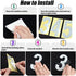 White Mailbox Numbers Reflective - 5 Sets Mailbox Numbers Sticker for Outside Vinyl Waterproof Number Decal, 3 inch Self Adhesive Address Numbers for Door, Business, Address Number (0-9 )