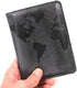 Kandouren RFID Passport Holder Cover Case,Travel Accessories for Men,passport wallet with Gray Leather for Mens,best gifts for travelers & travel,credit card and ID holder wallets