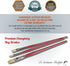 Oil Acrylic Paint Brushes Set. 100% Natural Chungking Hog Hair Bristle in Portable Organizer Plastic Container. 6pc Filbert Flat and Round Paintbrush Gift Kit.