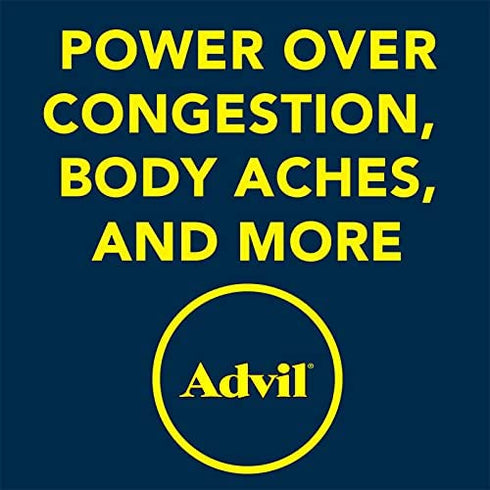 Advil Respiratory Sinus Congestion and Pain Relief Medicine & Fever Reducer with Ibuprofen and Phenylephrine HCl, 50 Count