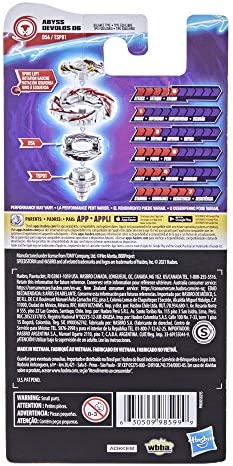 BEYBLADE Burst Surge Speedstorm Abyss Devolos D6 Spinning Top Single Pack -- Balance Type Battling Game Top, Toy for Kids Ages 8 and Up