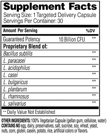 Enzymedica, Pro-Bio, Shelf Stable Probiotic for Healthy Digestion, 10 Billion CFU, 30 Capsules