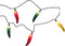 Kurt Adler 10-Light 4-Inch Multi Chili Pepper Light Set