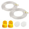 Pump in Style Tubing (Two Tubes), 2 Valves and 2 Membranes for Medela Pump in Style Advanced Breast Pump Released After Jul 2006. Replace Medela Tubing, Medela Membrane, and Medela Valve
