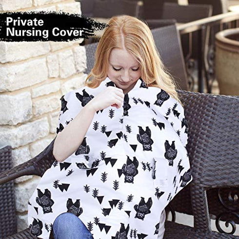 Car Seat Covers for Babies, Breathable Infant Car Seat Cover Baby Car Seat Cover Carseat Canopy with Peekaboo Opening, Newborn Universal Fit Car Seat Cover Baby Essentials for 4 Seasons