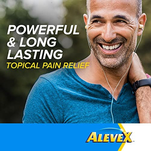 Aleve AleveX Pain Relieving Lotion, Powerful & Long Lasting for Targeted Joint & Muscle Pain Relief, 2.7oz Tube