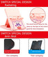 FXICAI Busjoy Stand for Nintendo Switch, Steam Deck, Switch OLED, Switch Lite, Cute Kawaii Angle Adjustable Holder, Portable Foldable Non-Slip Bracket-Pink